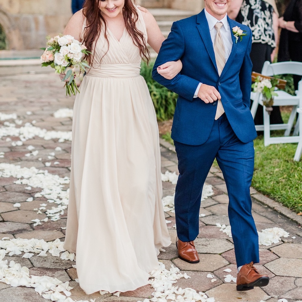 Champage Mori Lee Dress